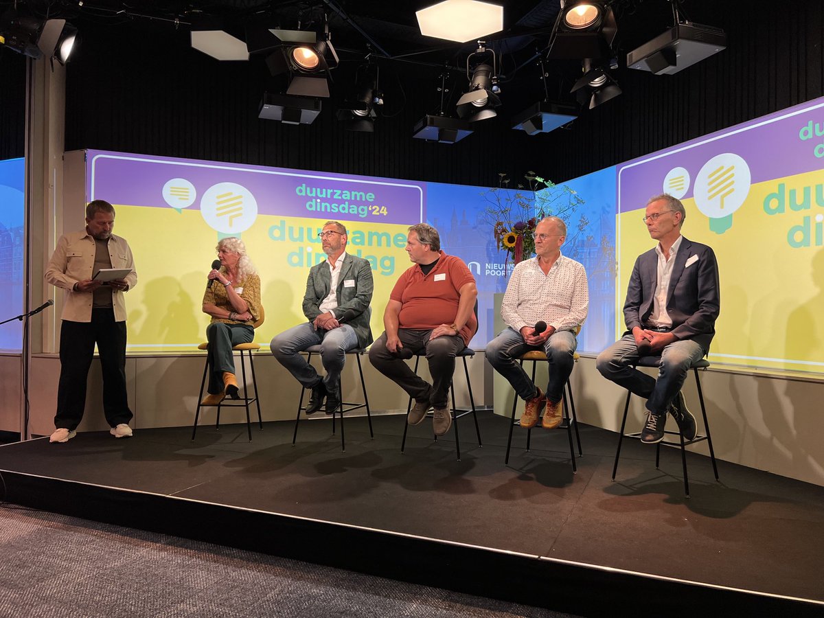#duurzame Dinsdag. 3 september 2024. Na een prachtige troonrede nu een panelgesprek