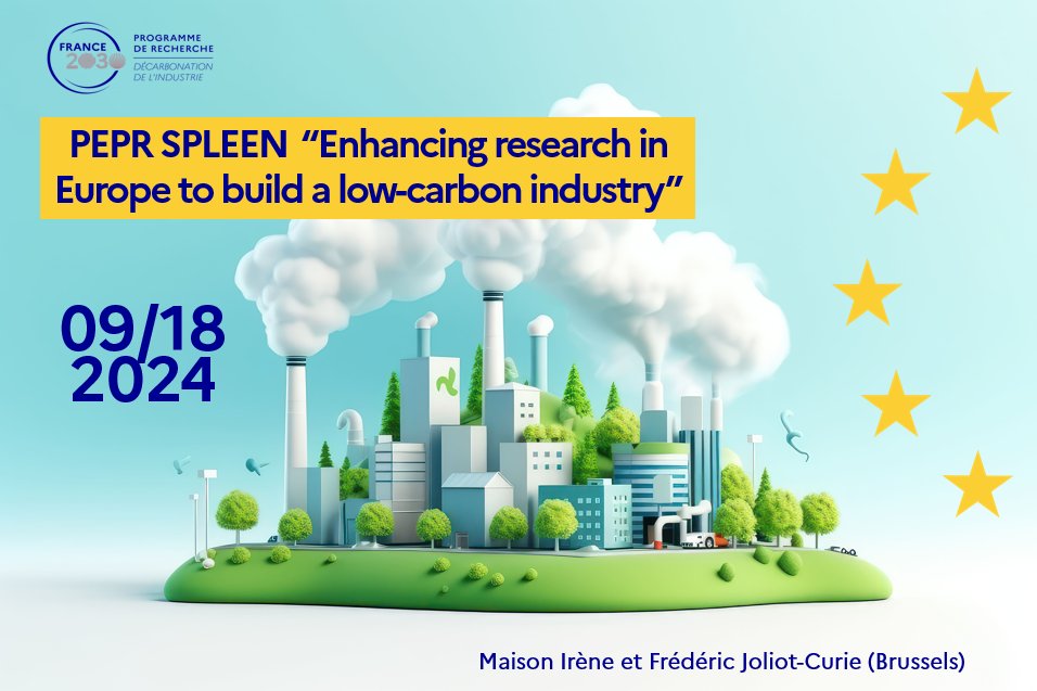🟩Join our partner Wouter Nijs from (@VITO) next September 18, in Brussels for the ‘Enhancing Research in Europe to Build a Low-Carbon Industry’ event.

🟦Register here: pepr-spleen.fr/2024/06/06/pep…