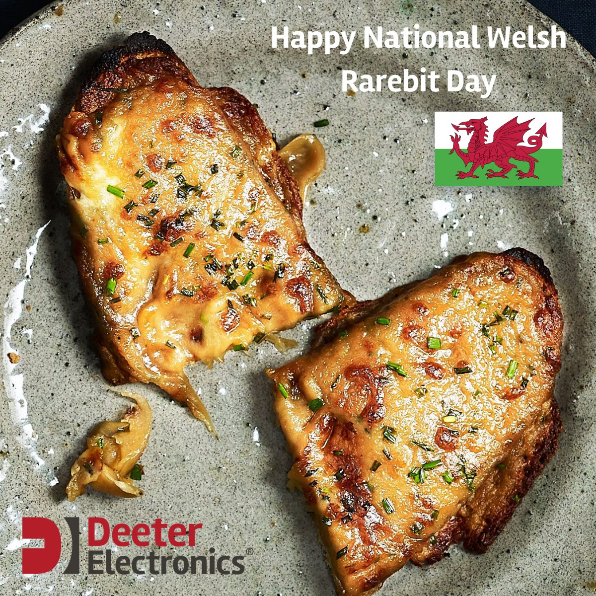 Unsurprisingly our Welsh member of staff was all over this one! Anyone else getting hungry? #rarebit #wales #welsh #nationalrarebitday #electronics #electronicsmanufacturing