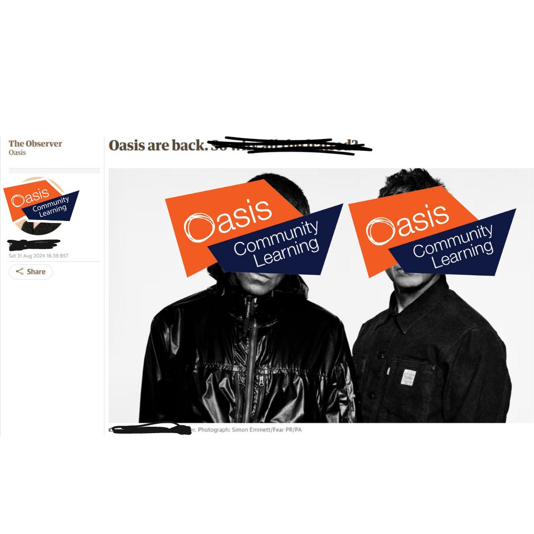 Oasis Academies tweet media