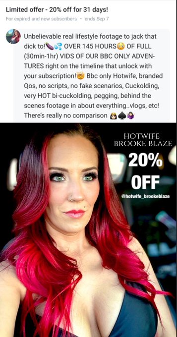 Watch Hotwife Brooke Blaze's leaked NSFW photo on TwXstars