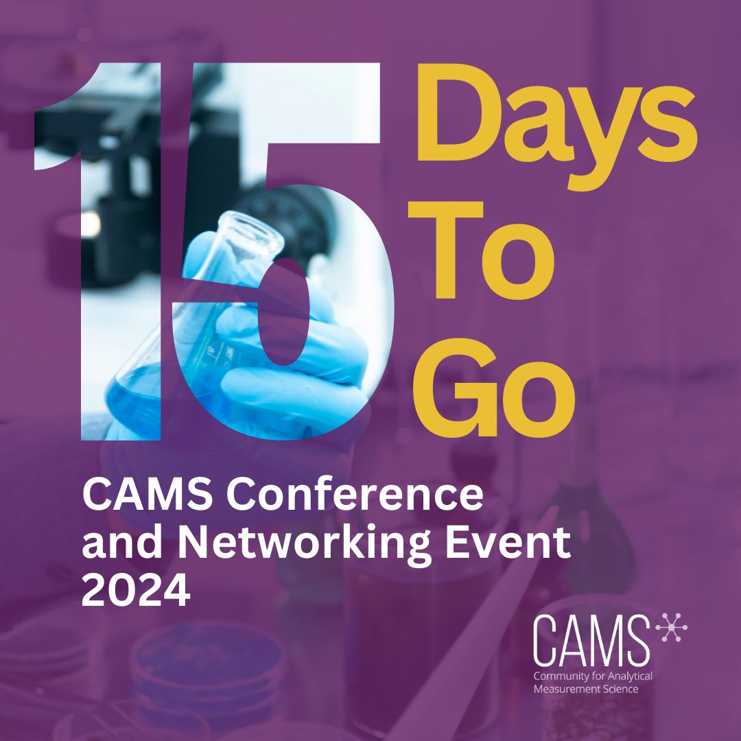 15 days to go!

Our CAMS conference on 18 September will provide an insight into CAMS Industry Challenges and Grand Challenges and will provide interested parties the opportunity to network and discuss proposals. Register before 10 September - okt.to/WLVeO4 #CAMSUK