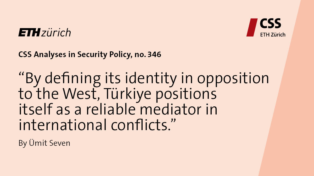 CSS_ETHZurich's tweet image. 📢 The CSS Analyses in Security Policy series anticipates a new addition! This series examines current developments in foreign and security policy and their contexts.
#CSSAnalyses #SecurityPolicy