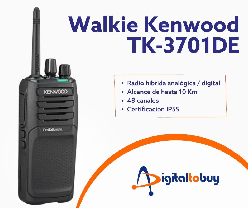 Digitaltobuy's tweet photo. 📡 ¡Presentamos el walkie Kenwood TK-3701DE! 📡

🔹 32 canales
🔹 Robusto y duradero
🔹 Fácil de usar

¡Comunicación clara y fiable para todas tus necesidades! 🔗 Más info: 
#Kenwood #WalkieTalkie #Tecnología

https://t.co/OLeaW8VRJG https://t.co/Hrda38sc3K