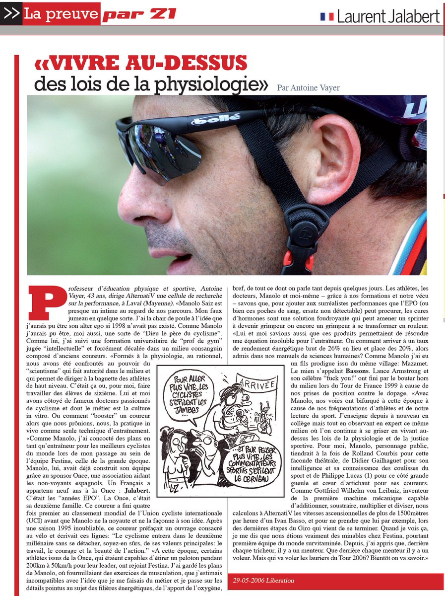 festinaboy's tweet photo. #Vuelta24 c'est la fête (aussi) à Jalabert aujourd'hui qui a largement contribué avec son équipe à la bonne santé de l'industrie pharmaceutique. Alors bonne fête Laurent ! https://t.co/60jkpk3VTP