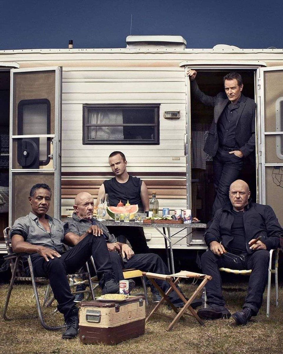 This Breaking Bad pic goes hard. Would've been even harder with Saul in there. Who can add him?