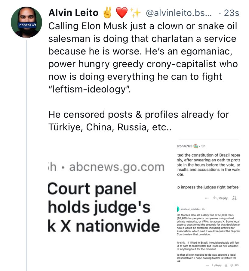 AlvinLeito's tweet photo. I guess now the only positive thing that can be said about @elonmusk, besides his past business successes, is that we need to be glad that he dares to be so blatant about his macho-fascists goals. 

If we don’t take these threats seriously, we are doomed. 

#StayWoke #GoVote https://t.co/CE5quwJHbv