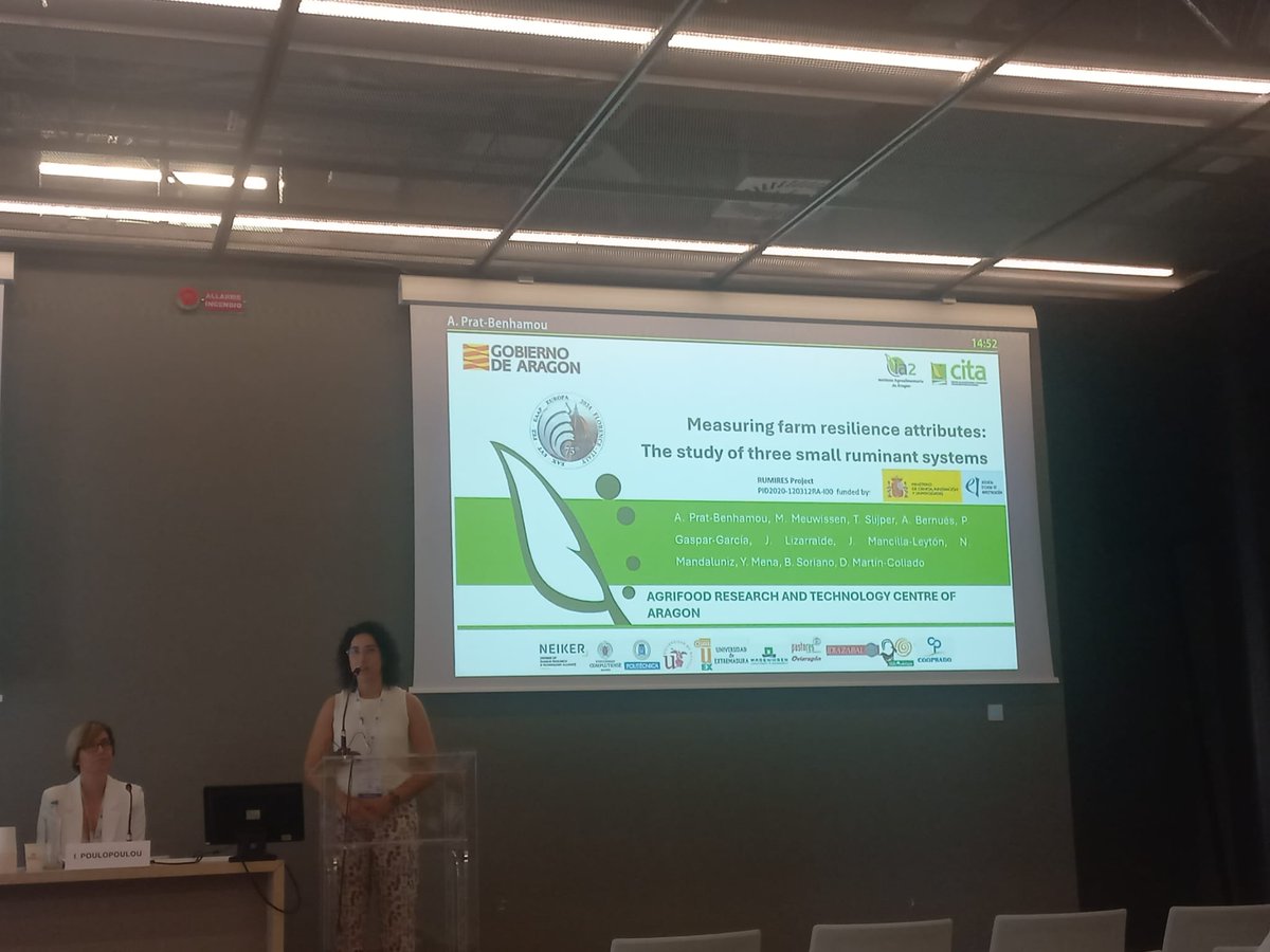 CITAAragon's tweet photo. 📸 Los investigadores de Ciencia Animal que se encuentran participando en el 75 Congreso Anual de la @EAAPofficial ya han comenzado a presentar algunas comunicaciones (orales🗣️ y póster📄) de los proyectos #EWESTRESS, #FETALNUT y #RUMIRES https://t.co/edVmcXcxp1