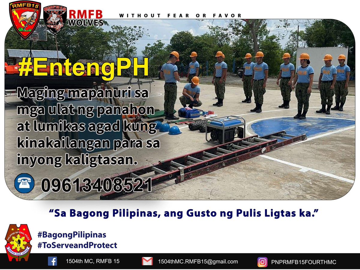 NadzAben's tweet photo. Maging mapanuri sa mga ulat ng panahon at lumikas agad kung kinakailangan para sa inyong kaligtasan.

#SaBagongPilipinasAngGustongPulisLigtasKa
#RMFB15Cares
#ToServeandProtect 
#EntengPH https://t.co/jawmjvgZbf