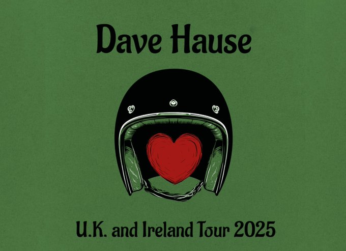 💫Dave Hause confirms UK &amp; Ireland tour dates for February 2025!

Tickets Onsale 10am.
tidd.ly/3Xs1PcR

<a href="/hausedave/">Dave Hause</a>