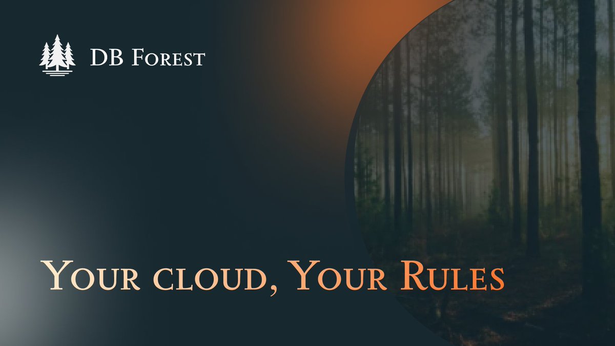 forest_ai_'s tweet image. Take control of your #cloud strategy with DB Forest.

Choose the providers, services and terms that work best for you—No Lock-in. 🛡️