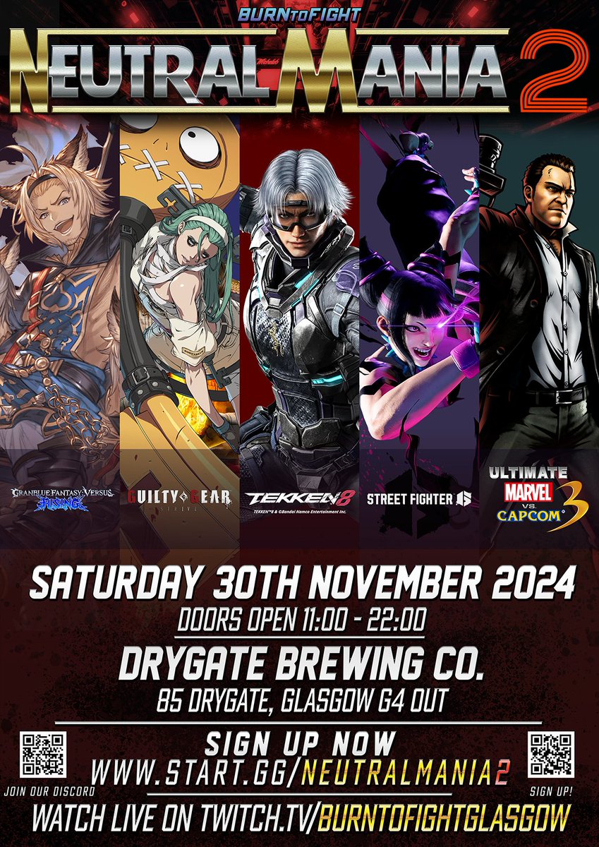 Hey folks! Great news. Neutralmania 2 has already hit 50 entrants and we even made it before the early bird period ended!

Still a ton of time to sign up of course but please note that Early Bird registration does end Monday just after midnight! 

Signup in next post!