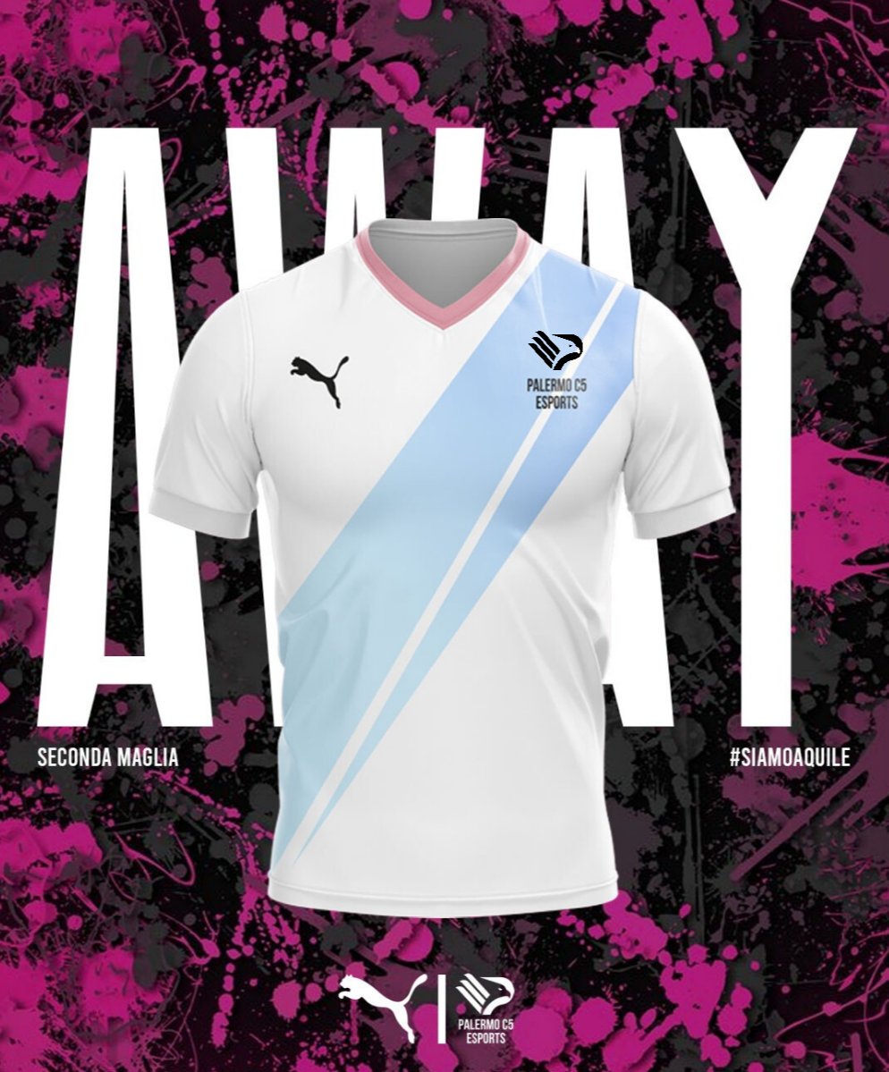 PalC5eSports's tweet image. La nostra Seconda Maglia 🖤💓 
#siamoaquile🦅💖🖤 

Graphic: FootballArt

#aquile #palermoc5esports #palermoc5 #kitaway #kit #secondamaglia #magliaaway #esports #showgame #palermoc5 #proclubs #11vs11 #puma #pumaitalia #sponsor #rosa