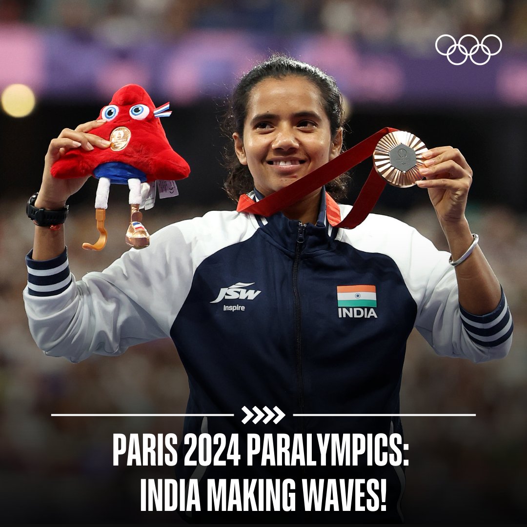 realmanubhaker's tweet image. #PreethiPal, you’ve done it again!! I am so happy to see you race to another medal for the country! 

#Paralympics #Paris2024