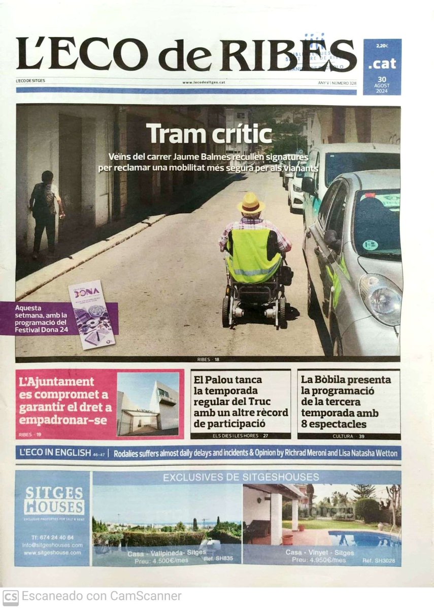 Som notícia! 👏 Per una mobilitat més segura! 👌
<a href="/santperederibes/">Sant Pere de Ribes</a>