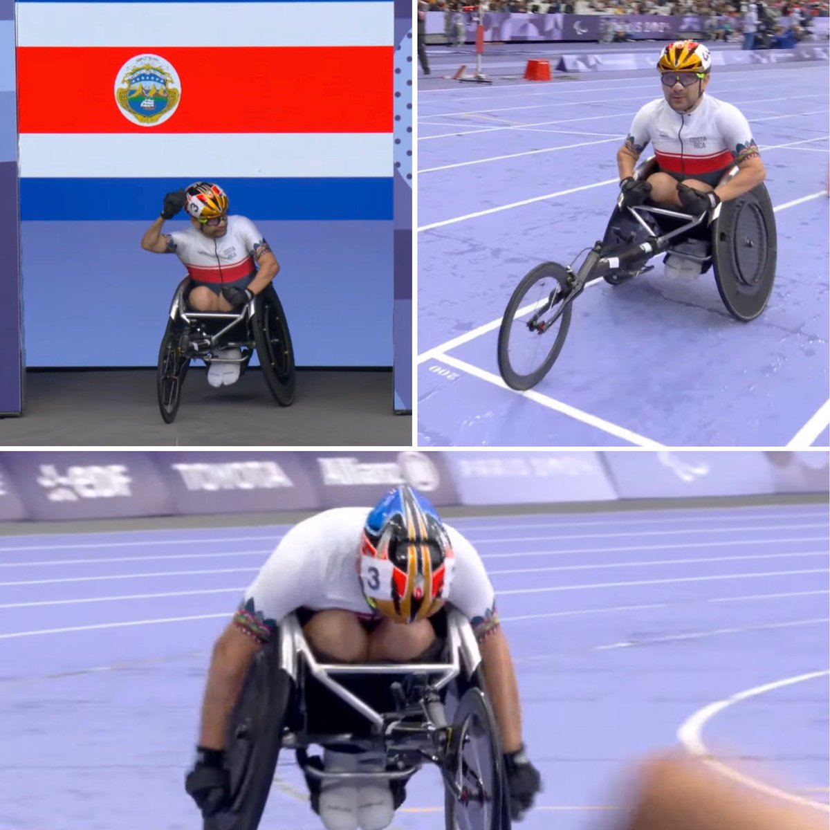 ÚLTIMO MINUTO: el costarricense Ernesto “Lobito” Fonseca se ubicó séptimo del mundo en la prueba de 200 metros triciclos T51 de los Juegos Paralímpicos de París 2024. 🚨🔝🇨🇷

Además, hizo su mejor marca de la temporada (46.10). 🌎

¡Siempre será un orgullo para el país! 🙌🏽