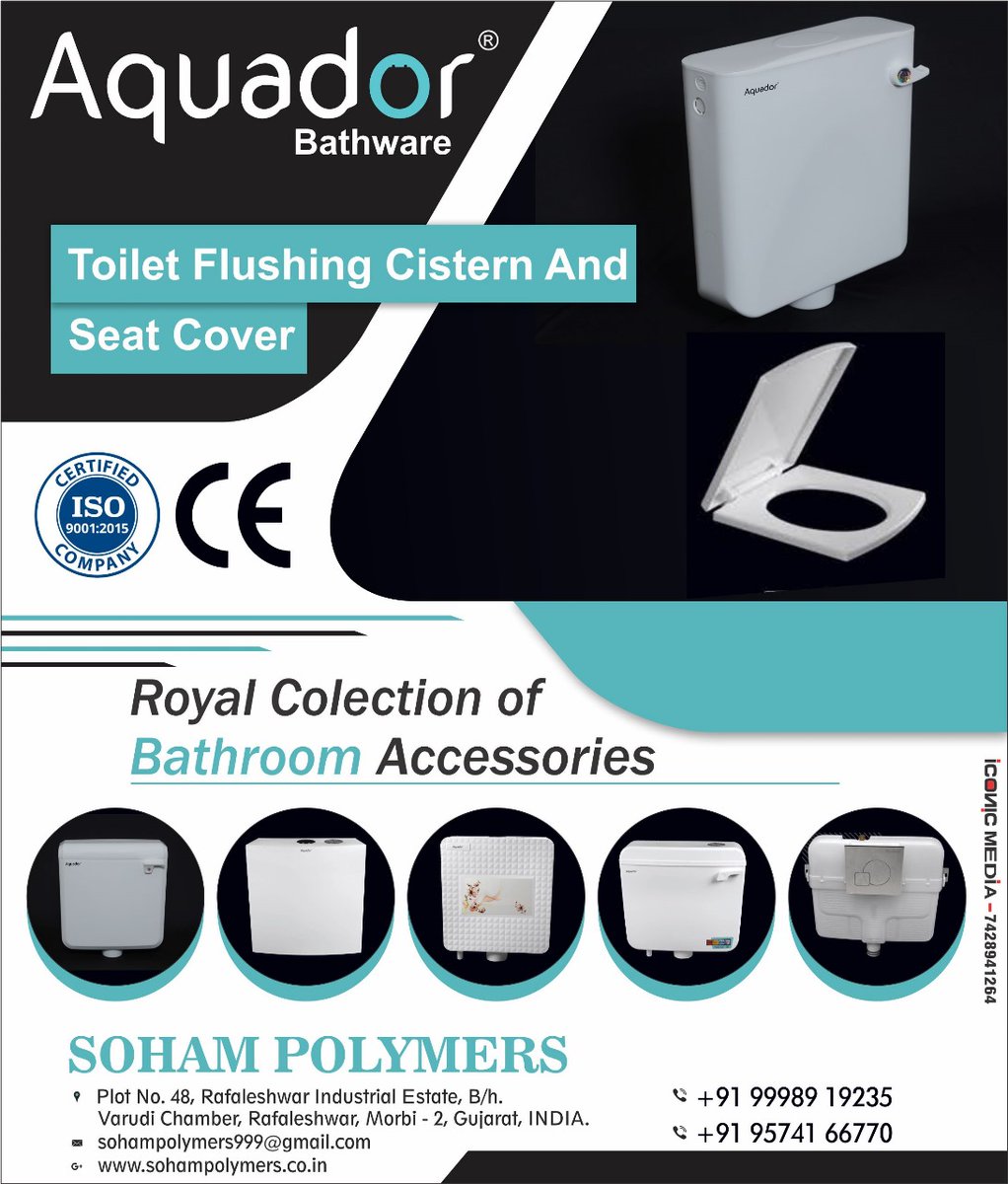 Voiceofsanitry's tweet photo. "Dam h boss " 
For enquiry via WhatsApp click:- https://t.co/usJ33PW80r
SOHAM POLYMERS (Morbi)
Cont: +91-9998919235 ,+91- 9574166770

#voiceofsanitary #sᴀɴɪᴛᴀʀʏᴡᴀʀᴇ #aquador #bathaccessoires #ceramic #morbi #bathroomdesign #toiletseat 

Telegram:-https://t.co/CNd0g06k77 https://t.co/c3vDDdy7gJ