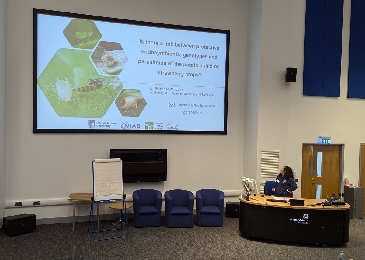 scienceheather's tweet image. I'm attending the @HarperAdamsUni research conference today and very much looking forward to @LMM_CH talk on potato aphid