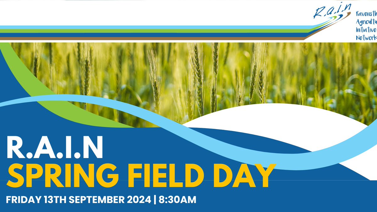 Ravensthorpe Agricultural Initiative Network (@rain_ag_network) on Twitter photo 🌱 Registrations are now open for the 2024 RAIN Spring Field Day! 🌾
Don't miss out on exciting site visits and expert insights—secure your spot today!
📧 Email: rainoffice@westnet.com.au
📱 Text: 0488 370 054
🔗 Book Online: trybooking.com/CVBSA
More details coming soon! 🌱 Registrations are now open for the 2024 RAIN Spring Field Day! 🌾
Don't miss out on exciting site visits and expert insights—secure your spot today!
📧 Email: rainoffice@westnet.com.au
📱 Text: 0488 370 054
🔗 Book Online: trybooking.com/CVBSA
More details coming soon!