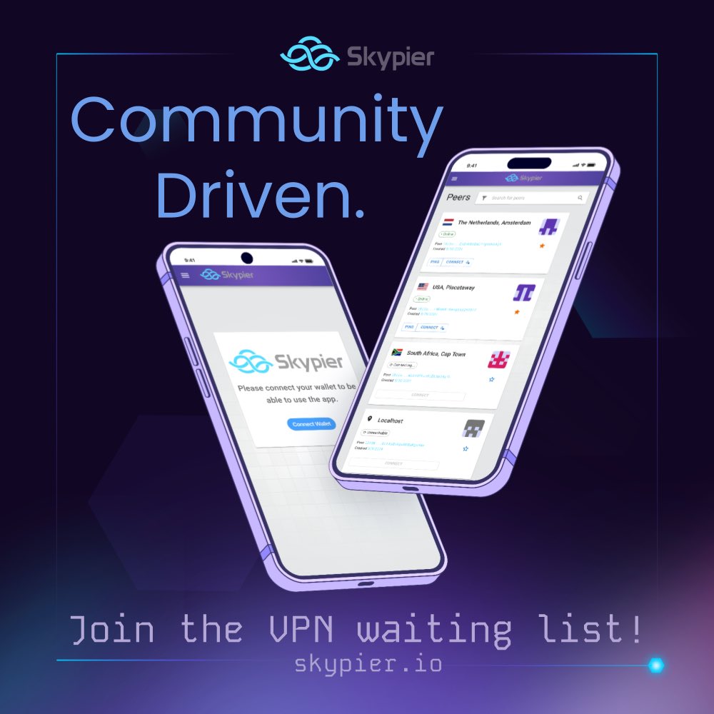 SkypierIO's tweet image. Open-source and community-driven, our Privacy Suite brings greater transparency and trust.

Join our waitlist today at skypier.io and sign up for a #vpn you can trust.