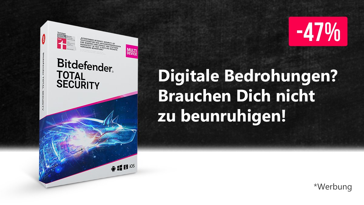 🔒 Digitale Sicherheit mit #Bitdefender Wohin du auch gehst, Bitdefender schützt deine Daten – von persönlichen Geräten bis hin zur Unternehmensinfrastruktur – und schafft eine digitale Welt, der du vertrauen kannst. 🔒️🤝  

Jetzt bis zu -47% sparen: bit.ly/4e7vIVt
