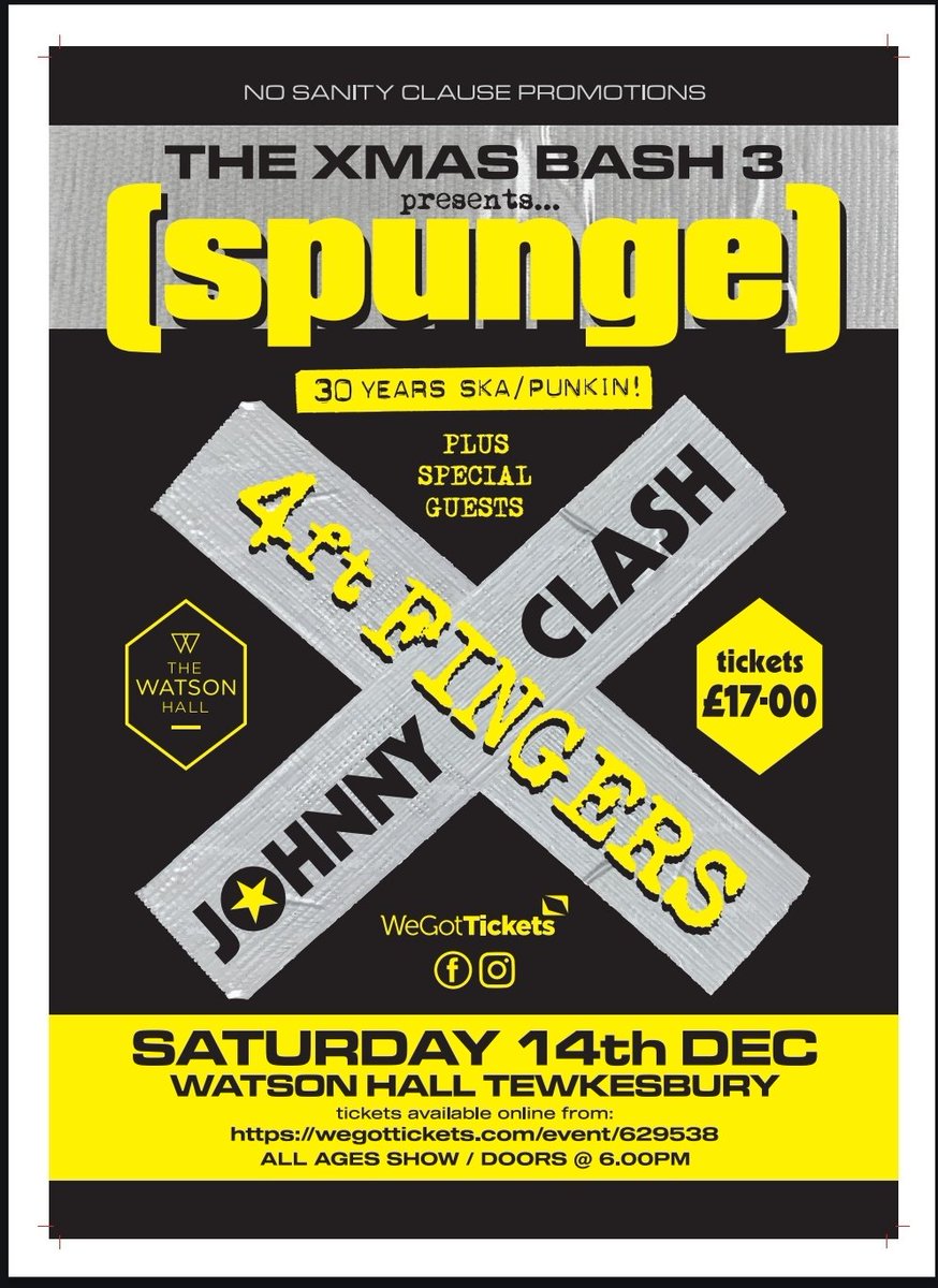 It's the most wonderful time of the year... 

Tickets are on sale for our Xmas Bash!

It might be early but this is going to sell out so grab yours as soon as you can!

wegottickets.com/event/629538/