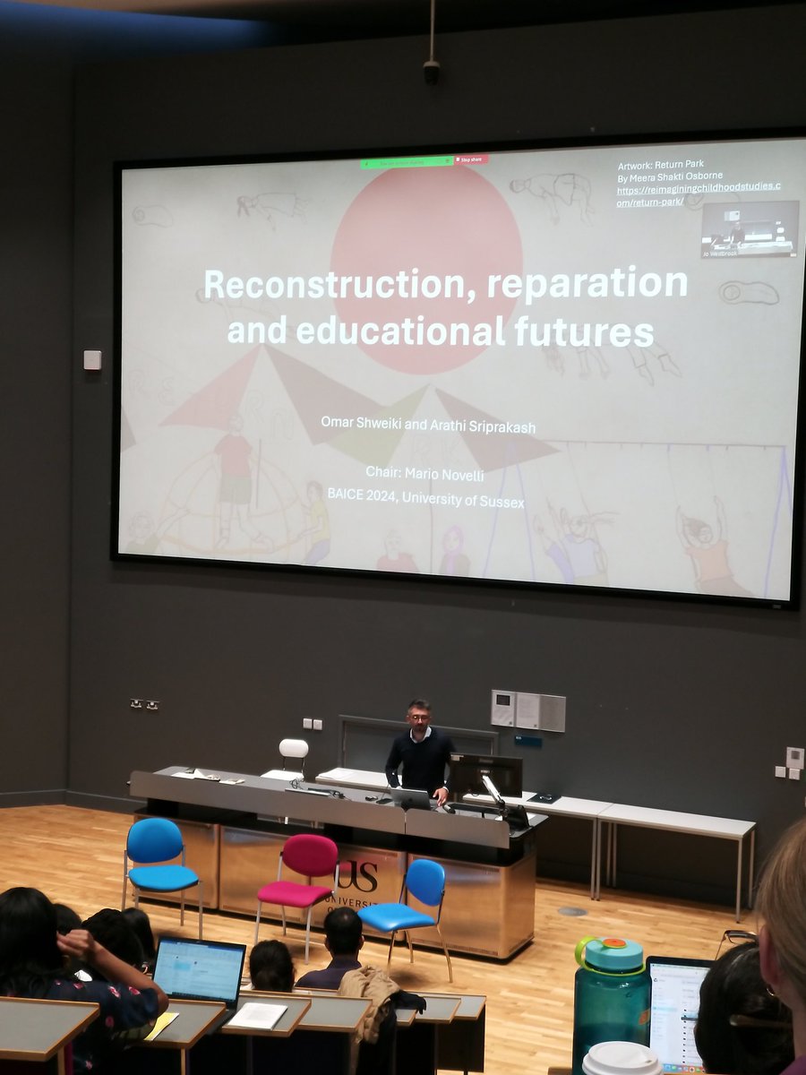 Powerful opening to #BAICE2024 conference with reflections on the ongoing #scholasticide &amp; #genocide in #Palestine. Tragic but necessary discussion in solidarity with educators &amp; students who have been murdered <a href="/baicenews/">BAICE</a> <a href="/fobzu/">Fobzu</a> <a href="/novelli_mario/">Mario Novelli</a>