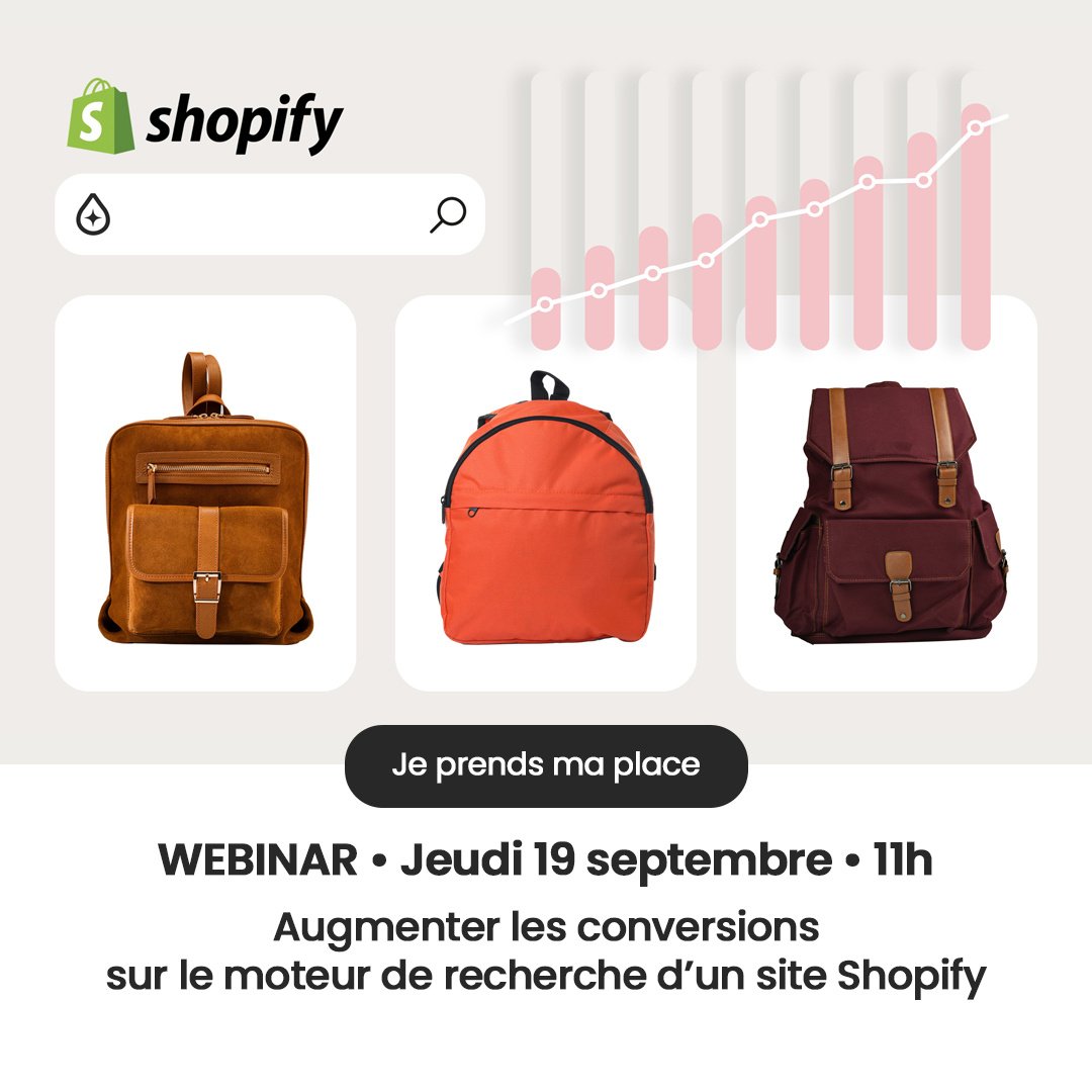 🌟 Boostez les performances de votre moteur de recherche Shopify ! Rejoignez notre webinar et découvrez comment Sensefuel maximise vos ventes grâce à l'IA. 👉 hubs.ly/Q02NmjSd0 #ecommerce #Shopify #Sensefuel #IA #webinar #conversion