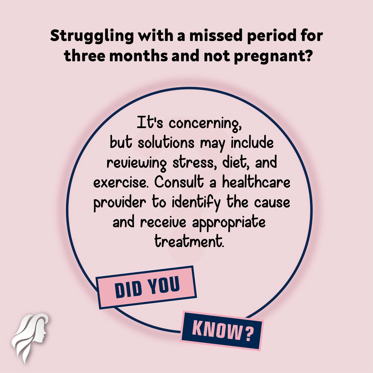 Woman_Cycle's tweet photo. Struggling with a missed period for three months and not pregnant?

#HormonalHealth #IrregularPeriods #WomensHealth #MenstrualHealth https://t.co/cw6RujG9Pn