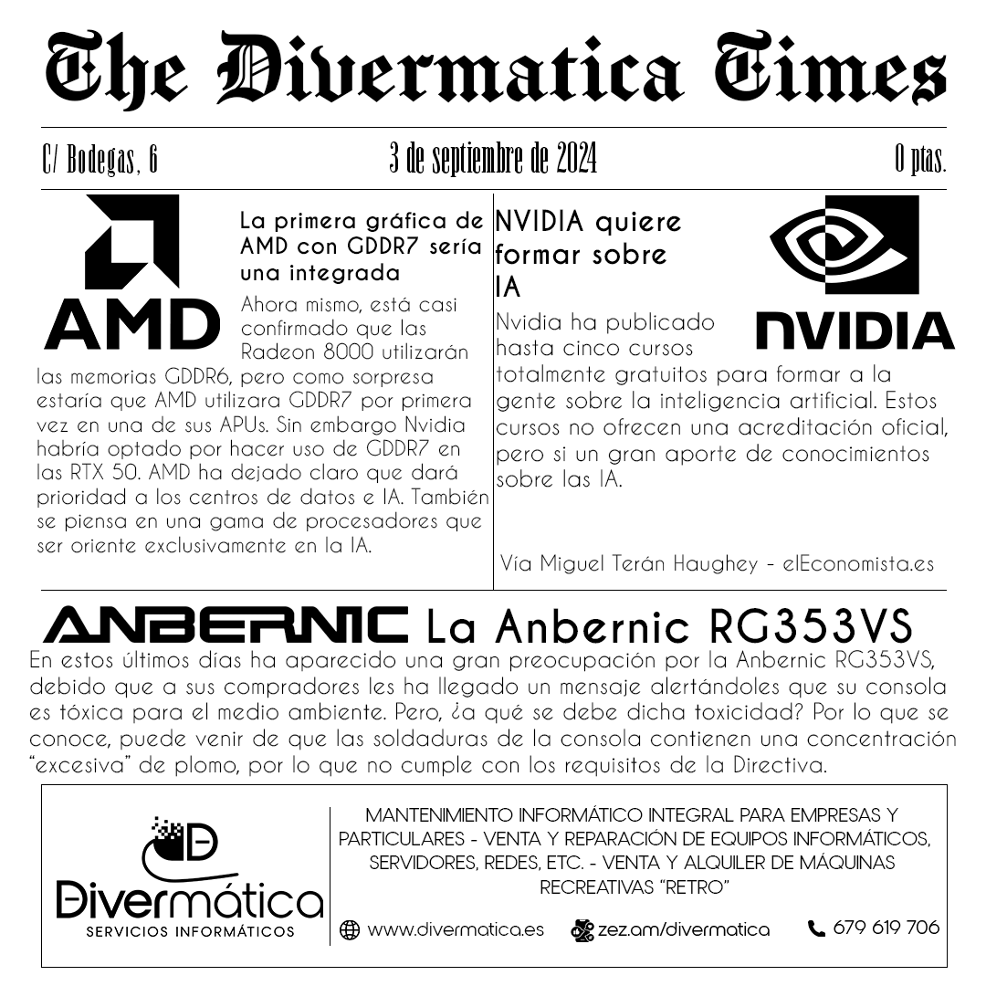 Divermatica_XRY's tweet photo. Ya se que lo estabais esperando, aquí tenéis el nuevo numero. https://t.co/SKv0y4qhOt