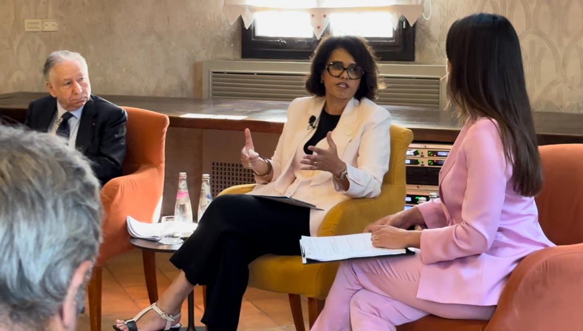 SaraAdamKern's tweet photo. Leveraging voices, platforms, and experiences is key to amplifying #RoadSafety efforts and achieving our goals. Yesterday, I met @VickyPiria, a young woman promoting safety and making a positive impact in a male-driven space. Like I always say; “empowered women, empower women!” https://t.co/Wl52Krm04l