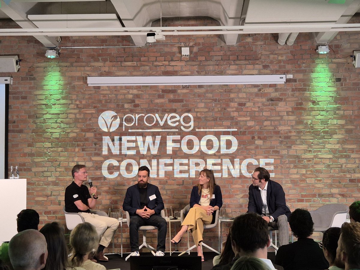 mneuschaefer's tweet photo. Optimism for market growth is contrasted by recognition of challenges in Europe, the "green patadox": a desire for sustainability but also the "knee jerk reaction to ban every technology that could get us there" #newfoodconference https://t.co/cXGv7Afs0O