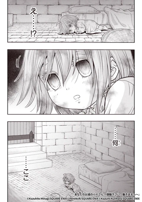 『あなたのお城の小人さん ～御飯下さい、働きますっ～』2/7

1ポスト目のURLから続きを読む! 