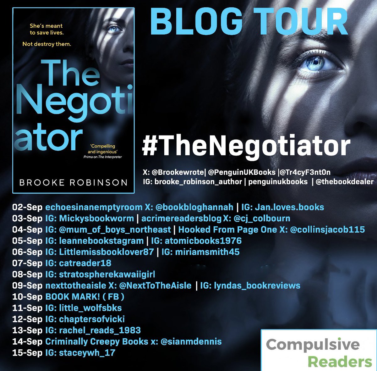 Harvill (@harvillbooks) on Twitter photo THE NEGOTIATOR is going on tour! Donโt miss out on a gripping start to your September
<a href="/Brookewrote/">Brooke Robinson</a> <a href="/ktgreenst/">Katie Greenstreet</a> <a href="/vintagebooks/">Vintage Books</a> THE NEGOTIATOR is going on tour! Donโt miss out on a gripping start to your September
<a href="/Brookewrote/">Brooke Robinson</a> <a href="/ktgreenst/">Katie Greenstreet</a> <a href="/vintagebooks/">Vintage Books</a>