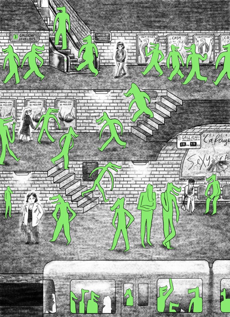 comicarchitect's tweet photo. Sobre agresores o violadores en potencia.  
Solo recordar un cómic (y sus “arquitecturas”):  

Les Crocodiles, un proyecto iniciado por Thomas Mathieu, en el recoge testimonios reales. 
Al proyecto se suma más tarde Juliette Boutant https://t.co/kIGBMN99Y5