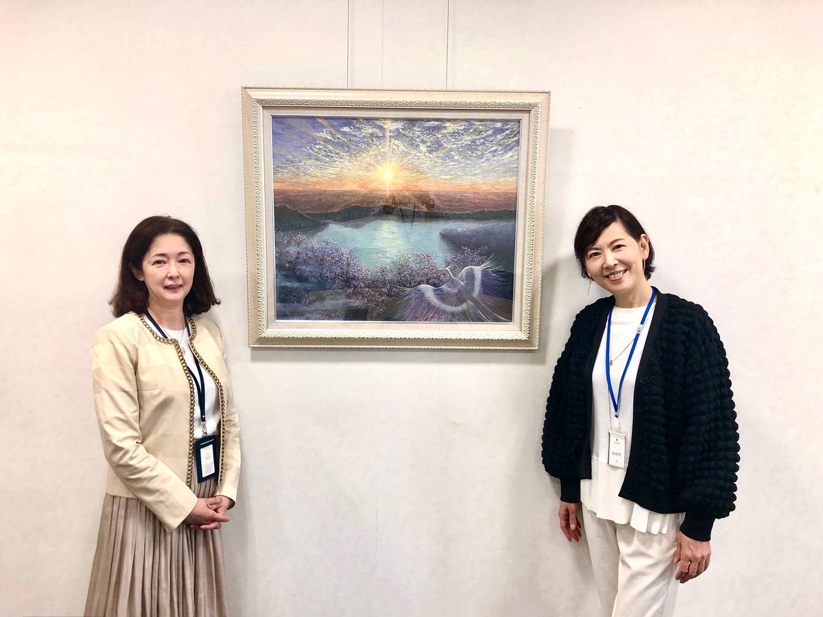 Takako Nakachi(中地 高子)@元CA→モデル/油彩画&デジタルアーティスト tweet media