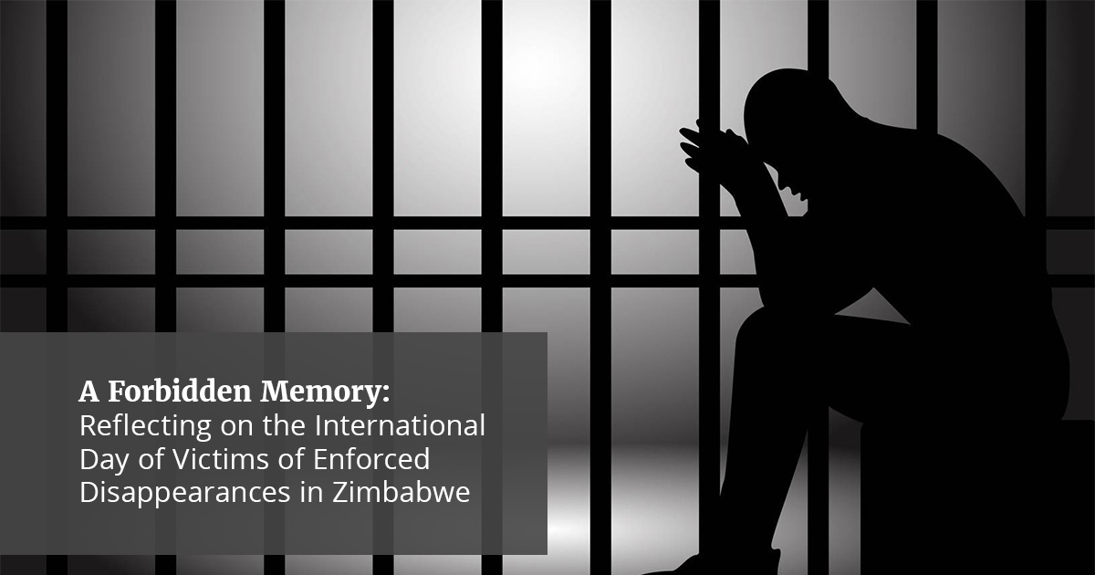 [Op-Ed]

<a href="/BiancaZKnight/">Bianca Knight</a> and <a href="/lydia_chibwe/">LYDIA CHIBWE</a> reflect on the International Day of the Victims of Enforced Disappearances and remember the loss of thousands, including Silobela 12 and activist Itai Dzamara, who vanished due to state-sponsored violence.

chr.up.ac.za/opinion-pieces…