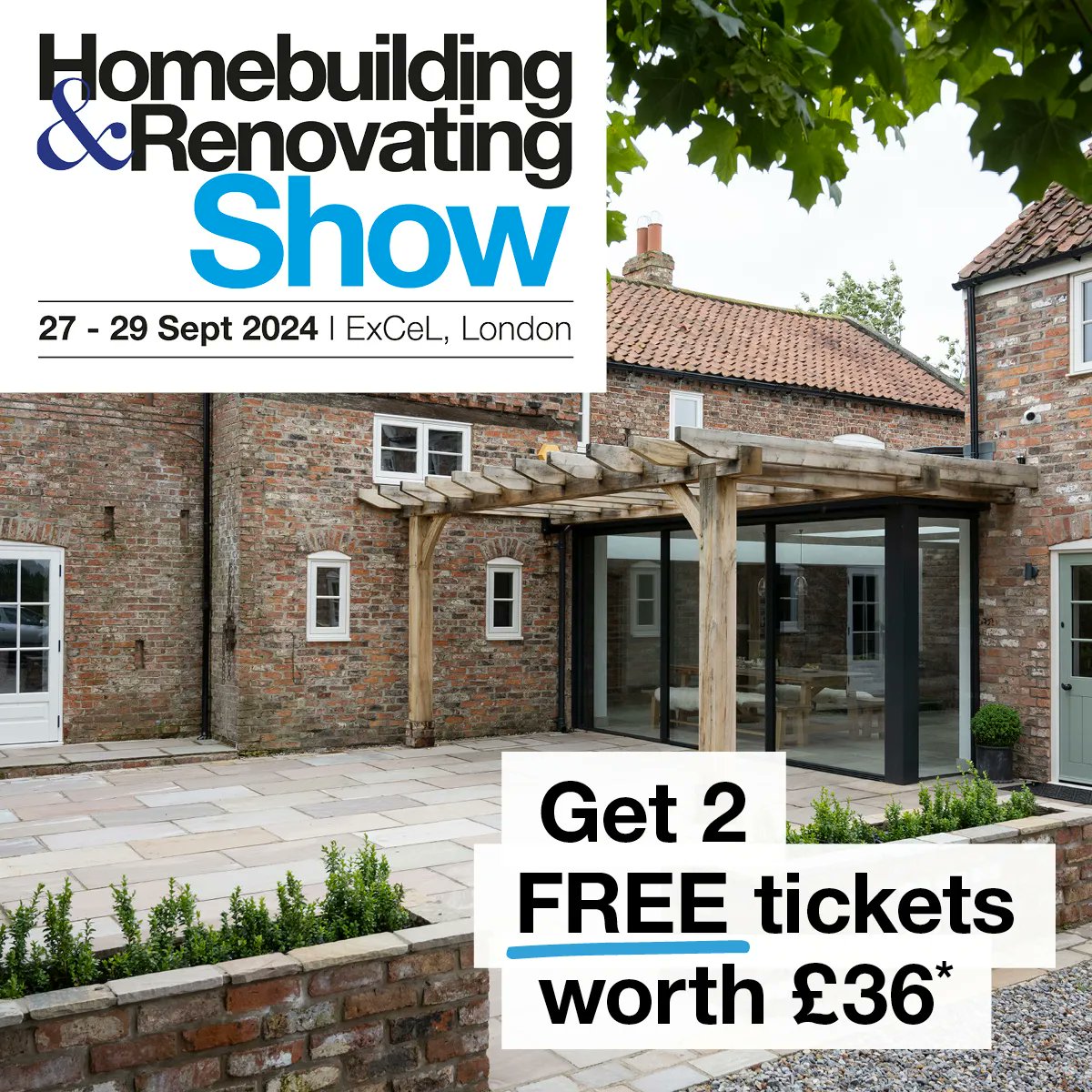 Econoloft's tweet image. This September, we're at the @HBR_Show at ExCel London. Click the link below for your FREE tickets and don't forget to see our #LoftConversion Specialists at stand H152.