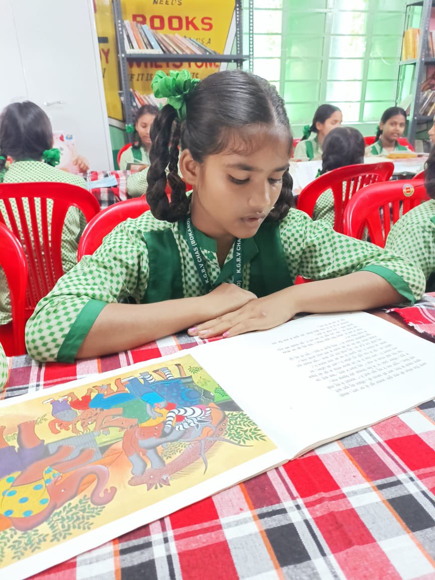 UgamEducation's tweet photo. We are happy to support the “Reading Campaign” initiated by JEPC, IPEL, Room to Read, and Unicef across all KGBVs of the state. Today’s event was the “Read a thon” in which students were engaged in reading continuously for half n hour.
#readingcampaign #readathon https://t.co/Th3J9b2OPf