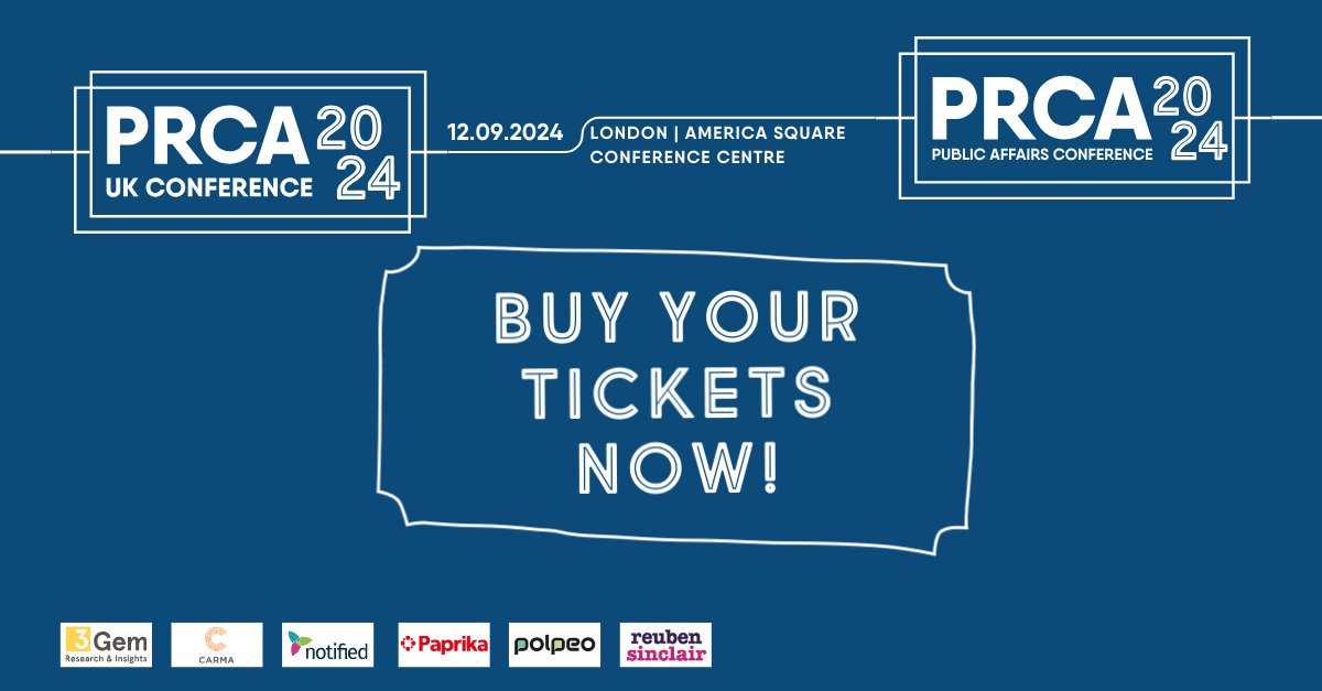 From AI to ethics, corporate reputation &amp; the future of storytelling – it's a day packed with insights. 

Read our latest blog by <a href="/r_m_fernandez/">Richard Fernandez</a> on next week's PRCA 2024 conference.

Here's what's to come⤵
ow.ly/wvbV50TaIuw