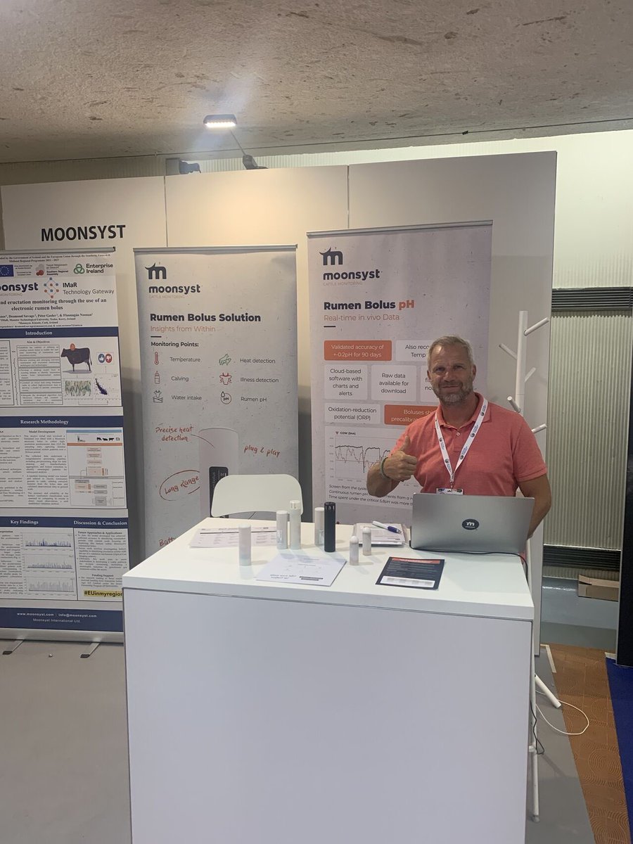 moonsyst's tweet photo. @moonsyst are privileged to be participating at the 75th EAAP - European Federation of Animal Science @EAAPofficial currently in progress, Florence, Italy ๐ฎ๐น
#EAAP #EAAP2024 #AnimalHealth #RumenHealth #Rumen #ORP #pH #RumenBolus #MTU #IMaR https://t.co/YbFByajabX