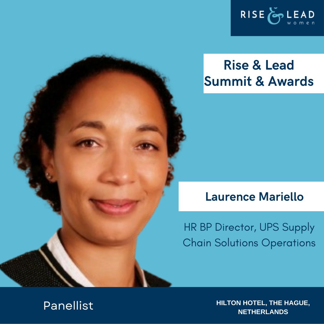 We welcome Laurence Mariello, HR BP Director @ UPS Supply Chain Solutions Operations, as a panellist at the #RLSummit2024 on September 12, &amp;13 in The Hague, Netherlands;

Book Tickets: ed.gr/ehd1m

#RLSummit2024