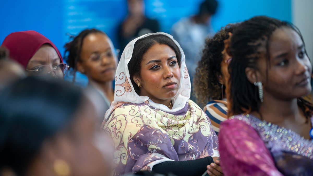 UNDPAfrica's tweet photo. Show up, show up, show up! Have the substance and work hard. You'll never be disappointed by hard work. Maybe not today, but soon, it will pay!

💬 Noni Mafabune, RSCA Director of Operations, welcomes the 3rd cohort #AfYWL fellows to Addis Ababa with inspiring words. https://t.co/gqP6KbPyQL