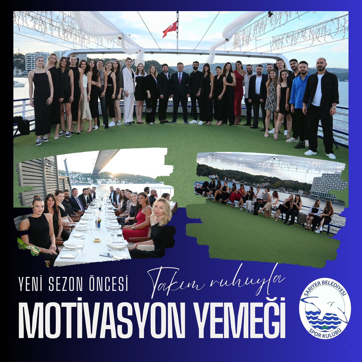 Yeni sezon öncesi, Sarıyer Belediye Başkanımız Sn. Mustafa Oktay Aksu ile motivasyonumuzu artıran bir buluşma gerçekleştirdik.

Enerjimiz ve kararlılığımız, sahada elde edeceğimiz başarıların temeli olacak.

Yeni sezona hazırız! 🏐💪 #boğazınsultanları