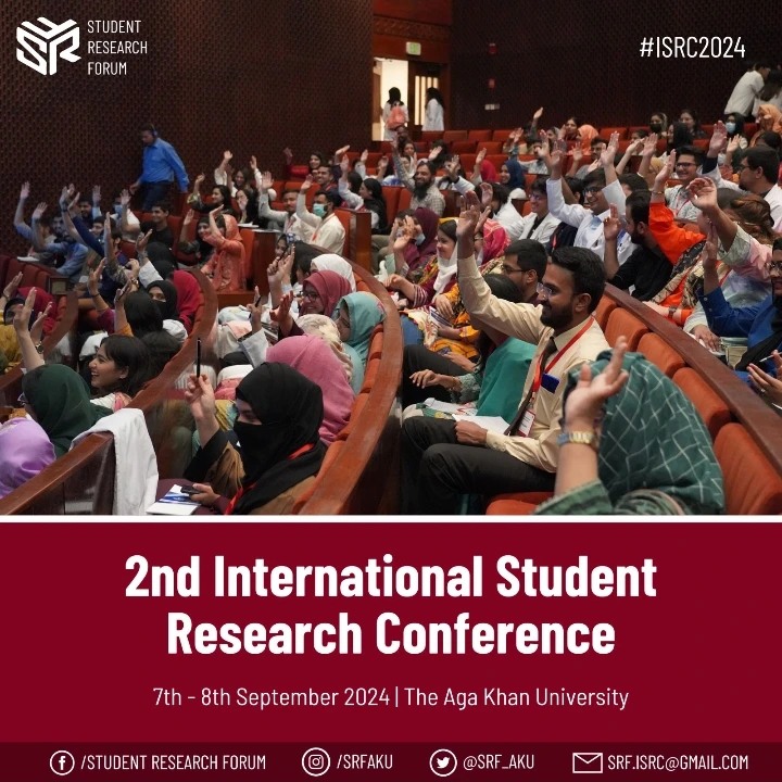 Excited for the upcoming 2nd International Student Research Conference organized this weekend by our incredible final year students! The theme of this year’s conference is ‘Assembling Today's Brightest for Tomorrow's Breakthroughs’.
aku.edu/events/isrc/Pa…