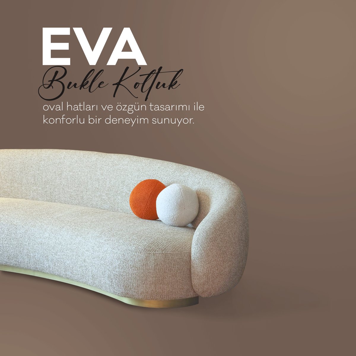 Konforu ve estetiği bir arada arıyorsanız, Eva Bukle Koltuk sizin için ideal bir seçim! ✨
 
Oval hatları ve ergonomik yapısıyla konforu şıklıkla buluşturan Eva Bukle Koltuk, oturma alanlarınızda zarif bir dokunuş yaratıyor. 
.
.
.
.
.
.
#EvdekiModa #SafaMobilya #mobilya #luxury
