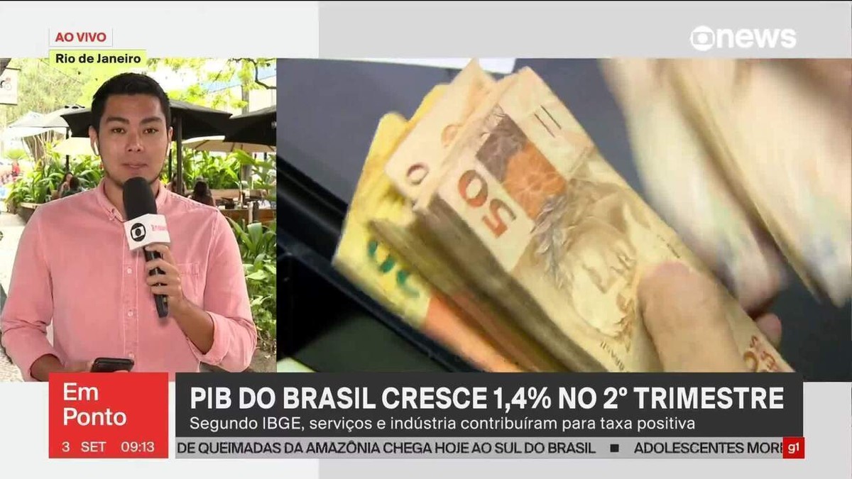 Após alta de 1,4% no 2º trimestre, Haddad diz que PIB pode superar previsões e levar a recálculo das receitas para 2025: Dados do IBGE mostram queda no agro, compensada por indústria e serviços. PIB tinha subido 1% no primeiro trimestre; governo deve… dlvr.it/TCmKbc