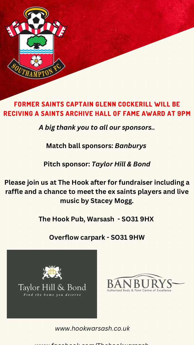 <a href="/mattletiss7/">Matt Le Tissier ✝️</a> <a href="/glennfootball01/">Glenn Cockerill</a> <a href="/1jamesbeattie/">James Beattie</a> <a href="/Saints1885_com/">Saints1885.com</a> <a href="/_SaintsInFrance/">Robbie 😇</a> <a href="/saints_archive/">SaintsArchive</a> <a href="/saintsshirts/">Saints Shirts 🇬🇧❤️</a> <a href="/dailyecho/">Daily Echo</a> <a href="/dailyechosaints/">SaintsFC: Daily Echo</a> <a href="/locksheathfc/">Locks Heath Football Club</a> <a href="/LocksHeathLocal/">Locks Heath People</a> <a href="/aident9/">Aiden</a>  please retweet