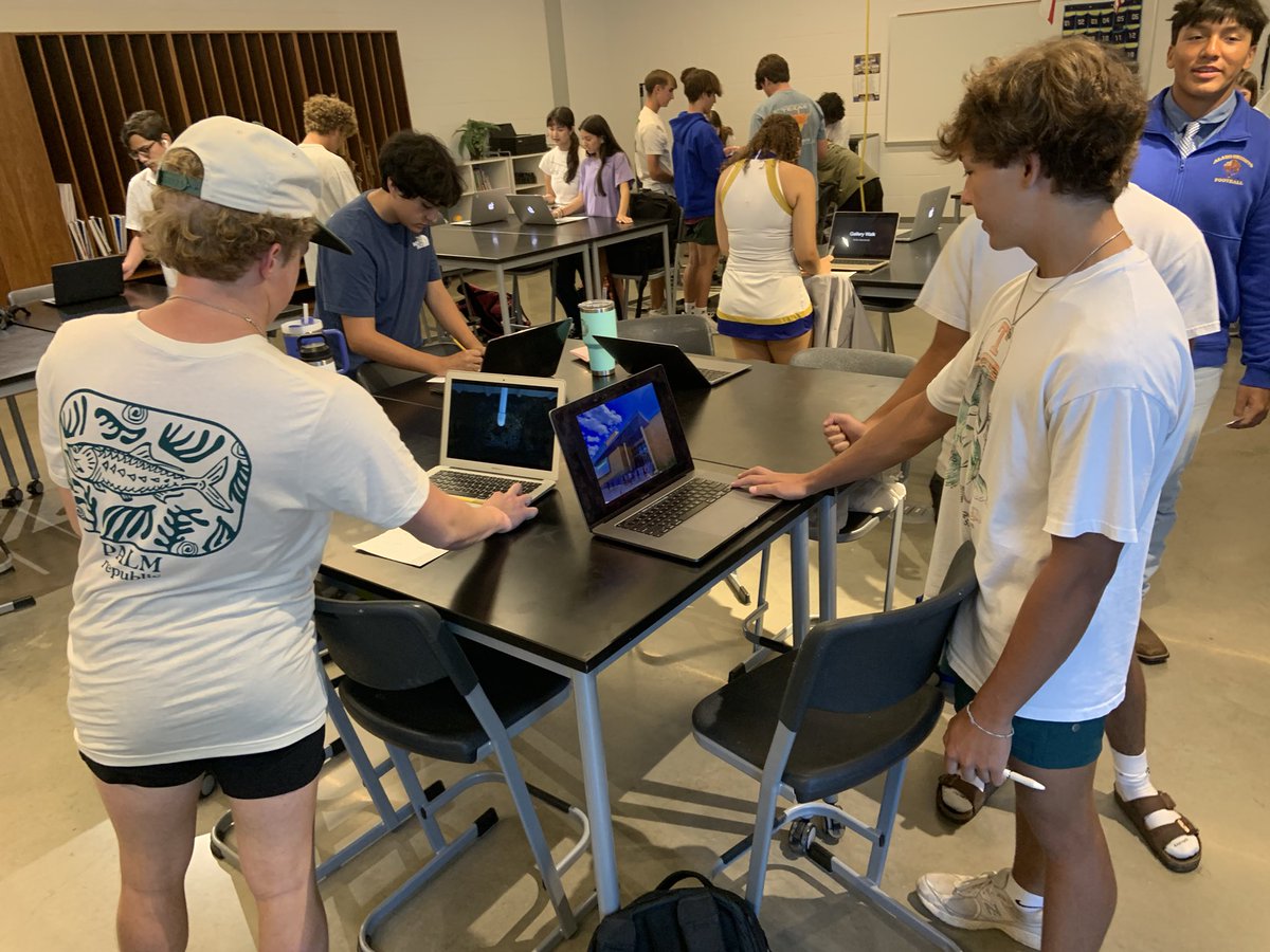 As we’re wrapping up our first unit, students are also learning how to give feedback to their peers. Gallery Walks and in-class conversation will help our students become better photographers, and better thinkers! <a href="/AHISD/">Alamo Heights ISD</a> <a href="/AHHSmules/">AHHS Mules</a> <a href="/AHISDFineArts/">Alamo Heights ISD Fine Arts</a>