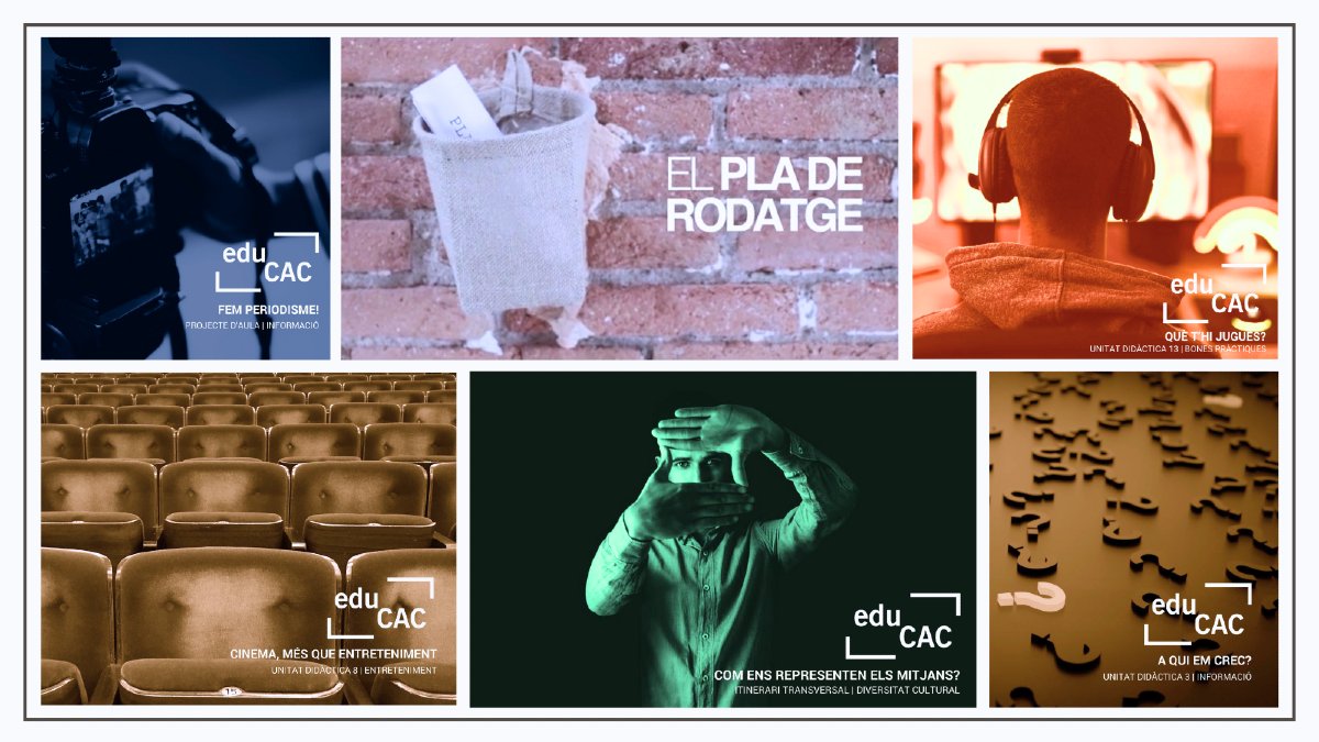 👋Ei, curs 24/25, benvingut!
📖✨ Llest pel dia 9?
Sobretot, no t'oblidis de programar l'educació mediàtica!
A l'eduCAC et podem donar un cop de mà, mira't els nostres recursos.
En trobaràs per primària i secundària, passa't a veure'ns!
🔗📲 educac.cat